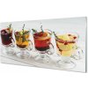 Sklenený obklad do kuchyne Zimné ovocný čaj byliny 100x50 cm