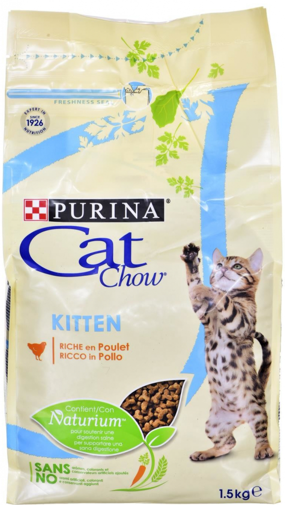 Purina Cat Chow Kitten Kuřecí maso 1,5 kg