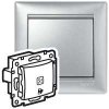 Legrand 770215 VALENA TLAČIDLO S ORIENTAČNÝM OSVETLENÍM 230V HLINÍKOVÉ + predĺžená záruka na 3 roky