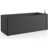 STEFANPLAST Samozavlažovací kvetináč NATURAL DELUXE 100x43x33cm antracit