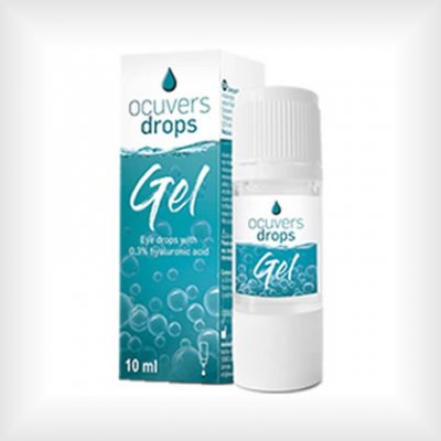 Ocuvers drops Gel očné kvapky na báze hyaluronátu sodného 0,3% 10 ml