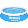 Okrúhly bazén s nafukovacím golierom 1,8 x 0,5 m - BESTWAY 57392