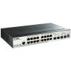 D-Link DGS-1510-20 20-Port Gigabit Stackable SmartPro Switch including 2 SFP porty a 2 x 10G SFP+ porty- 16 x 10/10