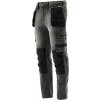 YATO PRACOVNÁ NOHAVICA STRETCH JEANS TROUS. OCELE ŠEDÁ S.M (YT-79061)