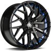 Seventy9 Seventy9 SV-C 8x18 5x120 ET33 Black Glossy Blue Inner Lip 72.6
