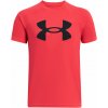 Chlapčenské tričko Under Armour, TECH BIG LOGO SS červená,čierna, L