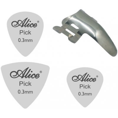 Alice AP-MS Stainless Steel Finger Pick