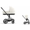 Cybex Platinum CYBEX Priam Set off white 2023 chrome with black details