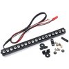 YeahRacing Hliníková světelná rampa 18x bílé LED, černá, 145mm, 7,2V