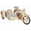 Woodcraft Dřevěné 3D puzzle motorka trojkolka Saidkára