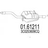 Koncový tlmič výfuku MTS SILENZIATORI S.P.A 01.61211