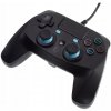 OVLÁDAČ PS4 PC DRÔTOVÝ OVLÁDAČ TOUCHPAD GAMEPAD VIBRÁCIE ČIERNY