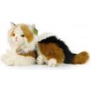 Rappa Plyšová mačka calico trojfarebná 30 cm ECO-FRIENDLY