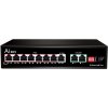 MS1010B-A 8 Ports AI Hi-POE Switch 8x10/100Mbps Uplink:2*10/100Mbps 120W (6187) (Monitorrs Security)