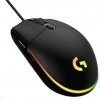 Logitech G203 LIGHTSYNC - herná myš - čierna 910-005796