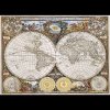 Trefl Ancient World Map wooden 1000 dielov