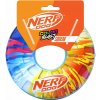 NERF DOG Hračka pre psov pískací kruh s farebným úchopom 15 cm