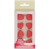 FunCakes FC Cukrová dekorácia Srdce červene 8 ks