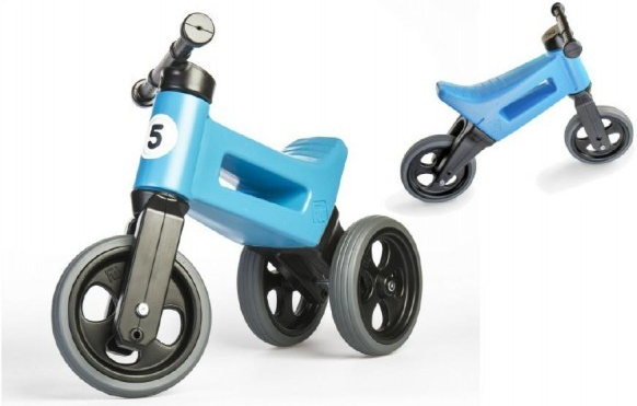 Teddies modré FUNNY WHEELS 2v1 nastaviteľná 28 / 31cm