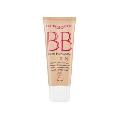 Dermacol BB Beauty Balance Cream 8in1 BB krém pre zjednotenú a rozjasnenú pleť Sand 30 ml