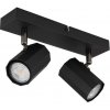 Globo | Globo 57918-2B - Bodové svietidlo JAMES 2xGU10/25W/230V čierna | GL8339