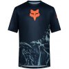 Cyklistický dres Fox Racing Youth Ranger Ss Jersey Image Print Arctic Blue M