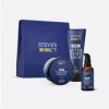 Steves No Bull***t Sandalwood krém na holenie 100 ml + balzam po holení 100 ml + olej pred holením 50 ml
