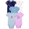 CARTERS CARTER'S Body krátky rukáv Blue Family dievča 5ks NB/ veľ. 56