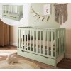 Postieľka BAMBI 120x60, mint+ bariérka grátis