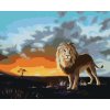 Zuty – Maľovanie podľa čísel – Lev pri západe slnka (D. Rusty Rust), 40 × 50 cm, plátno + rám 8596530174738