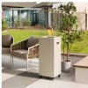 Planika Planika Faro GAS - Vonkajší plynový krb 142x36 cm 8kW biela + ochranný kryt PK0020 + záruka 3 roky zadarmo + záruka 3 roky zadarmo
