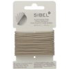 SIBEL gumičky do vlasov tenké 16 ks svetlé