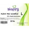Absorpčné zalepovacie plienky Nappy Nepriedušné L