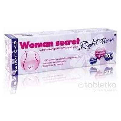 Woman secret RIGHT TIME ovulačný test prúžkový 20v1