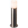 SLV by Spotline Záhradná lampa ROX ACRYL 60 E27 IP44, nehrdzavejúca oceľ