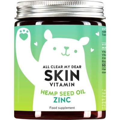 Bears With Benefits All clear my dear skin vitamin gumové medvedíky pre žiarivý vzhľad pleti 60 cps