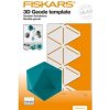 Fiskars 3D šablóna geoda