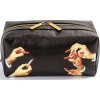 Seletti Kozmetická taška TOILETPAPER LIPSTICKS 25,5 x 12 cm, čierna
