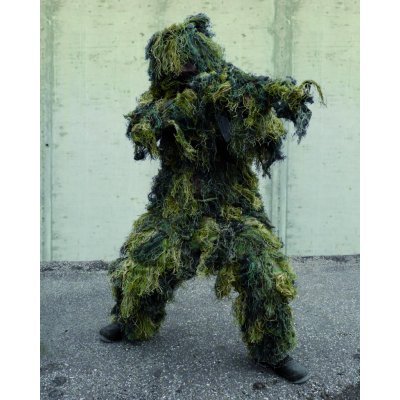 Mil-Tec maskovacia súprava “Hejkal“ Ghillie Anti Fire woodland