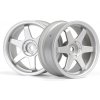 HPI TE37 disky 26 mm strieborné (3 mm offset) 2 ks