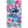 Osuška Disney Stitch květiny a palmy