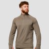 GymBeam Pulse 1/2 Zip Running Sweatshirt Vetiver - XXL