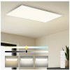 | Brilagi - LED stmievateľné stropné svietidlo SLIMFRAME LED/80W/230V 120x60 cm biele + diaľkové ovládanie | BRI777
