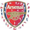 Fan-shop Dřevěné puzzle ARSENAL FC Crest 150 ks