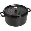 Staub Liatinový hrniec COCOTTE 30 cm, čierny