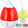 NAWILŻACZ POWIETRZA TICHÝ DIFUZÉR LED LAMPA 7 FARIEB 25 W IONIZÁTOR 2.6 L
