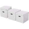 Esselte Home kubická 32 x 31,5 x 36,5 cm, biela – sada 3 ks