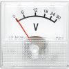 Analógový 30V mini štvorcový voltmeter