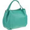 NovaKabelka.sk Tea Smeraldo kožená talianska crossbody kabelka tyrkysová