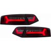 KITT Lightning Taillights LED suitable for Audi A6 4F2 C6 Limousine 2008-2011 Red Smoke Facelift Design with Sequential Dynamic Turning Lights